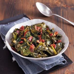 Balsamic collard greens