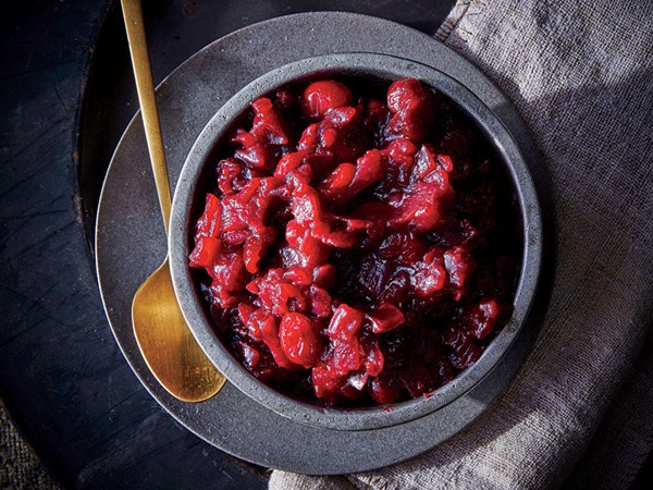 Balsamic cranberry-onion jam