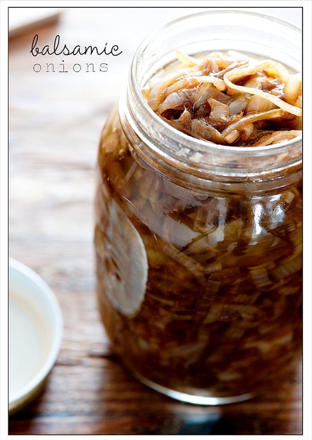 Balsamic onions