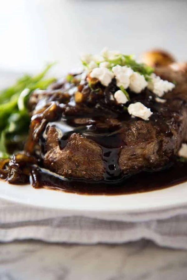 Balsamic pork chops