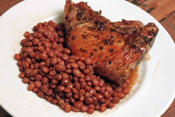 Balsamic pork chops
