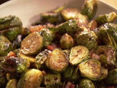 Balsamic-roasted Brussels sprouts