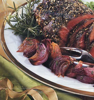 Balsamic roasted onions