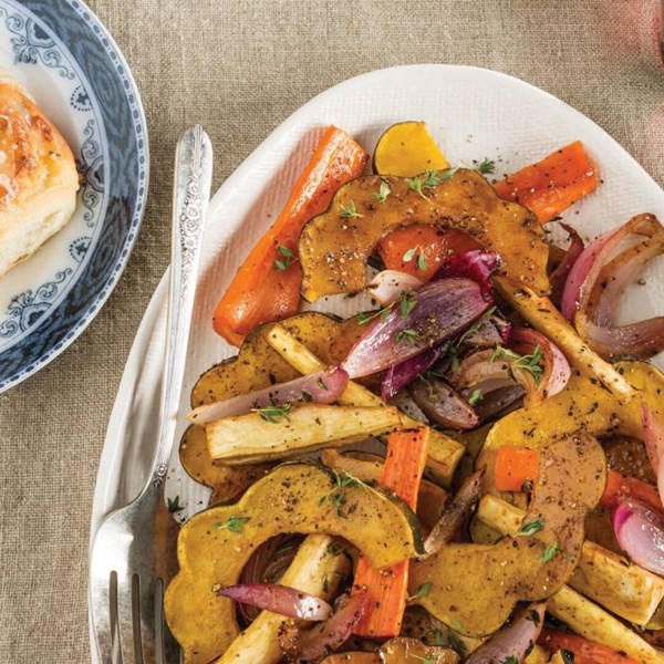 Balsamic roasted vegetables