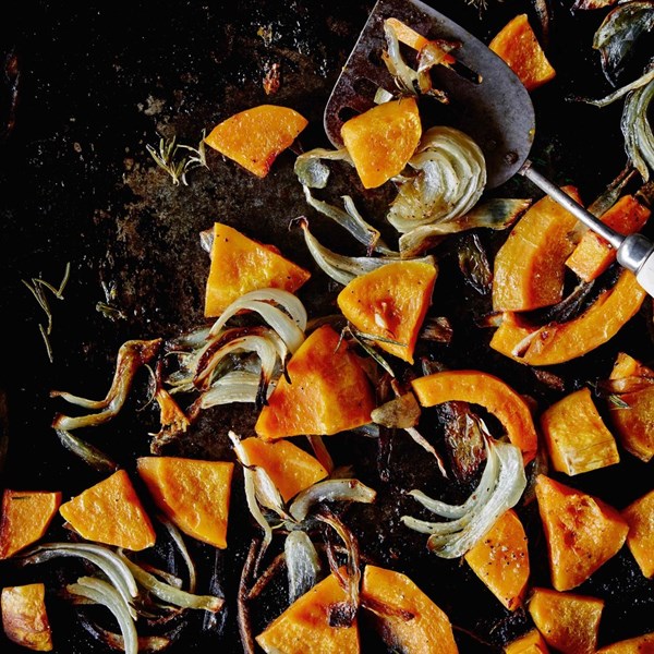 Balsamic-roasted vegetables