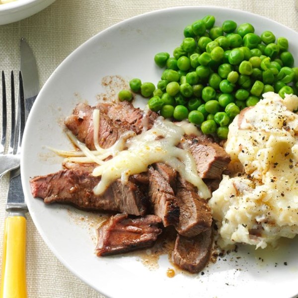 Balsamic-seasoned steak