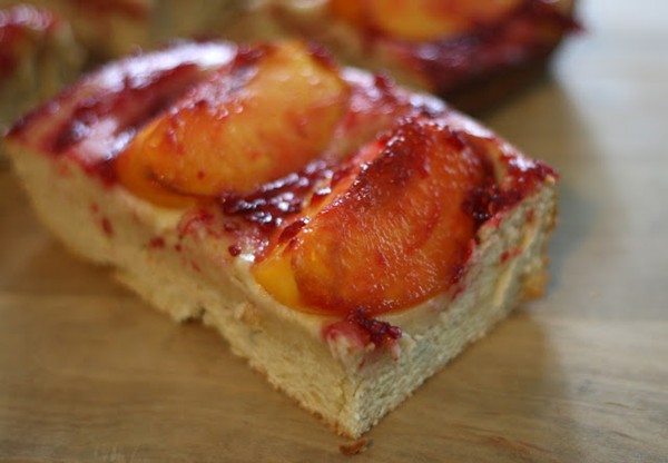 Baltimore peach cake