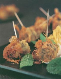 Bamboo shoot special fritters