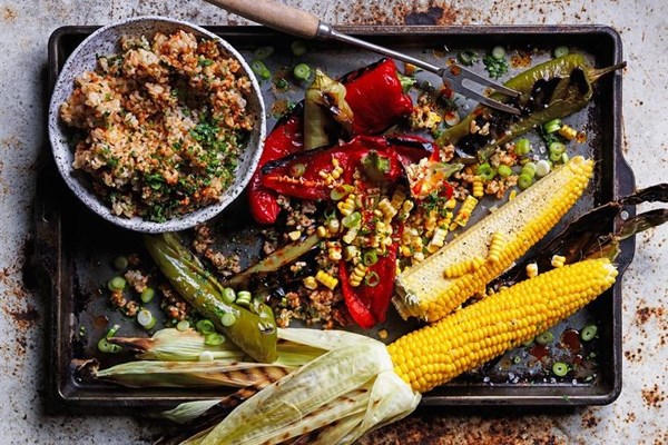 Banana & chilli corn salad