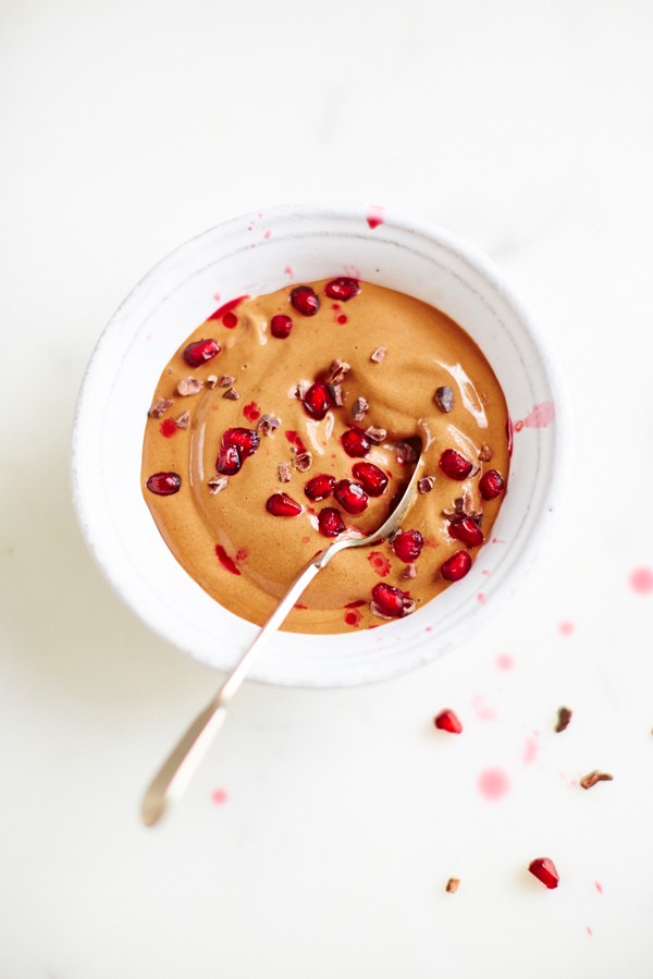 Banana & raw cacao ice