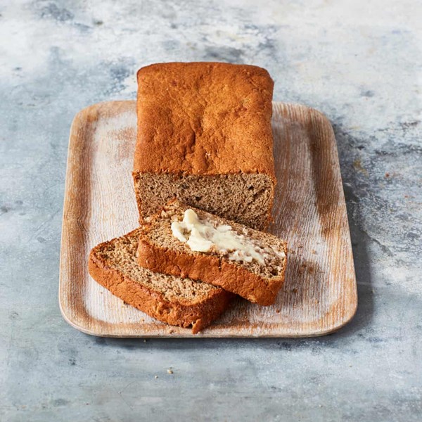 Banana and buckwheat loaf