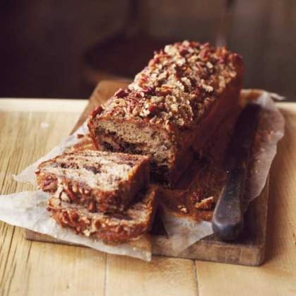Banana and butterscotch loaf