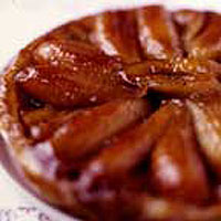 Banana and cardamom tarte Tatin