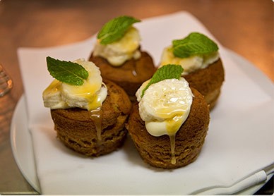 Banana and honey cake