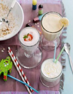 Banana and peanut butter shake