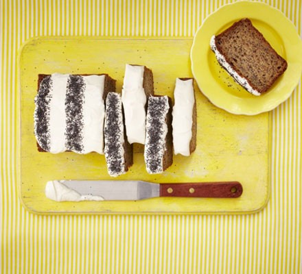 Banana and poppy seed loaf