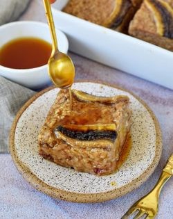 Banana baked oatmeal
