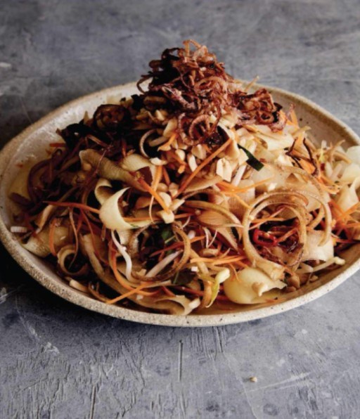 Banana blossom & green papaya salad 