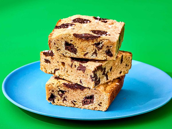 Banana bread blondies