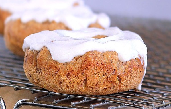 Banana bread breakfast doughnuts