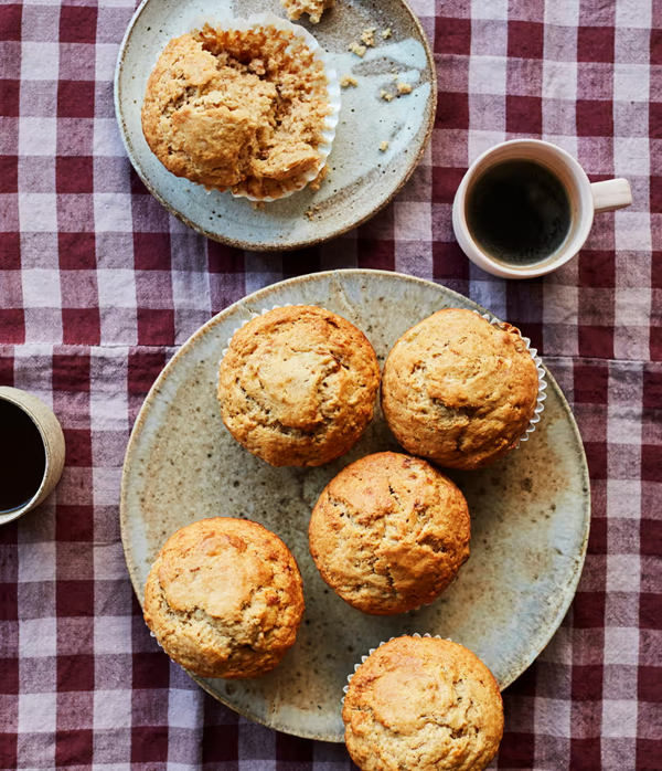 Banana buttermilk muffins