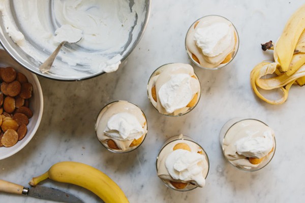 Banana butterscotch pudding