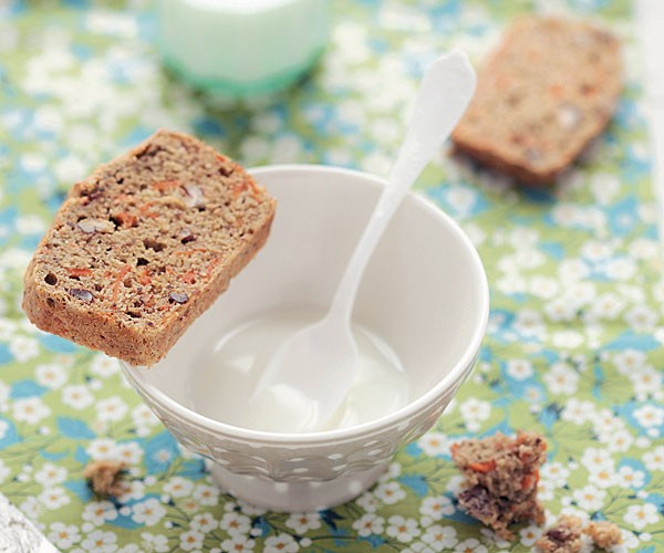 Banana, carrot & quinoa bread