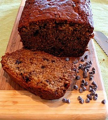 Banana-chocolate chip bread