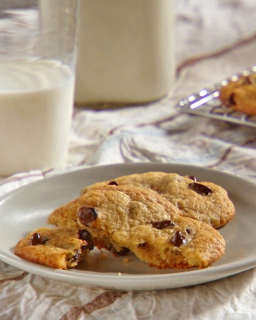 Banana chocolate chip cookies