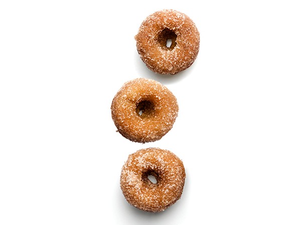 Banana-chocolate chip mini doughnuts