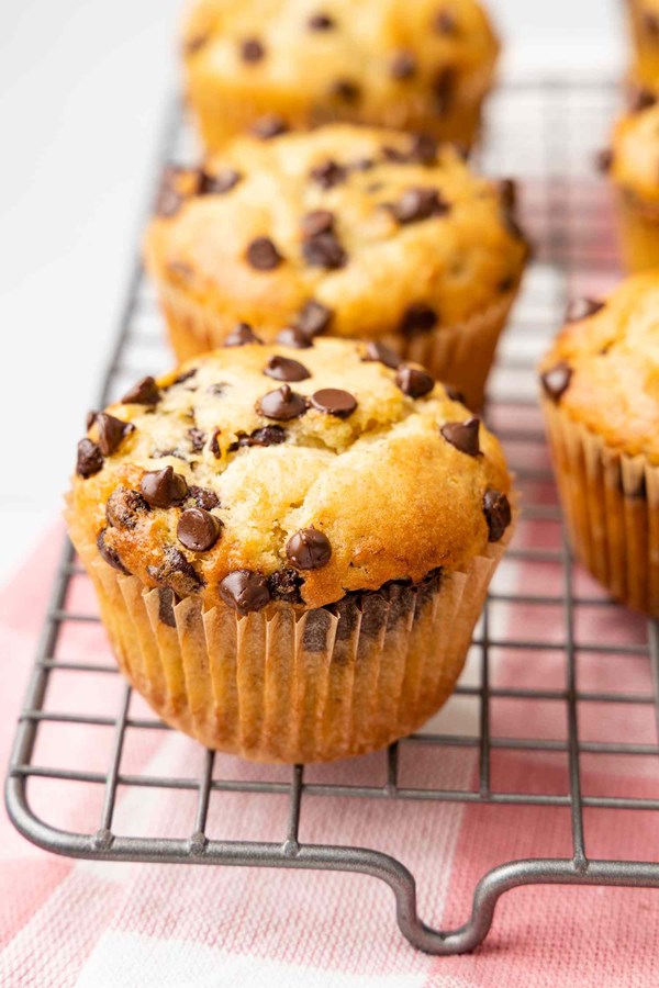 Banana chocolate chip muffins