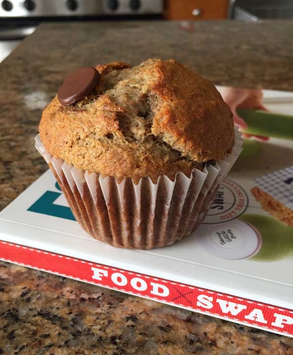 Banana-chocolate muffins