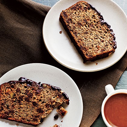 Banana-chocolate-walnut bread