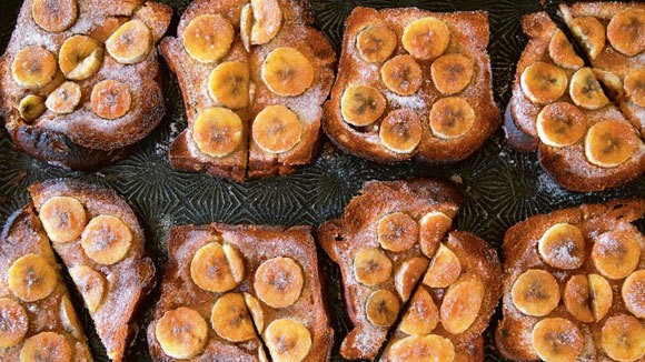 Banana cinnamon toast