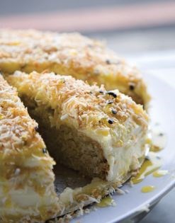 Banana coconut cake