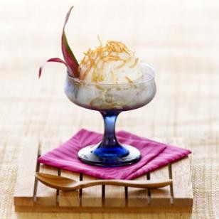 Banana-coconut dairy-free ice cream