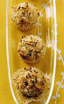 Banana coconut muffins