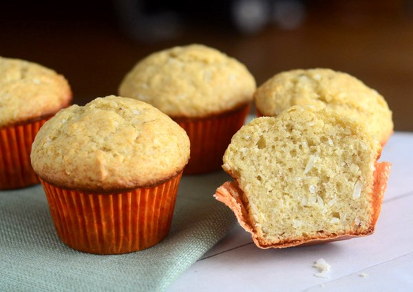 Banana coconut muffins