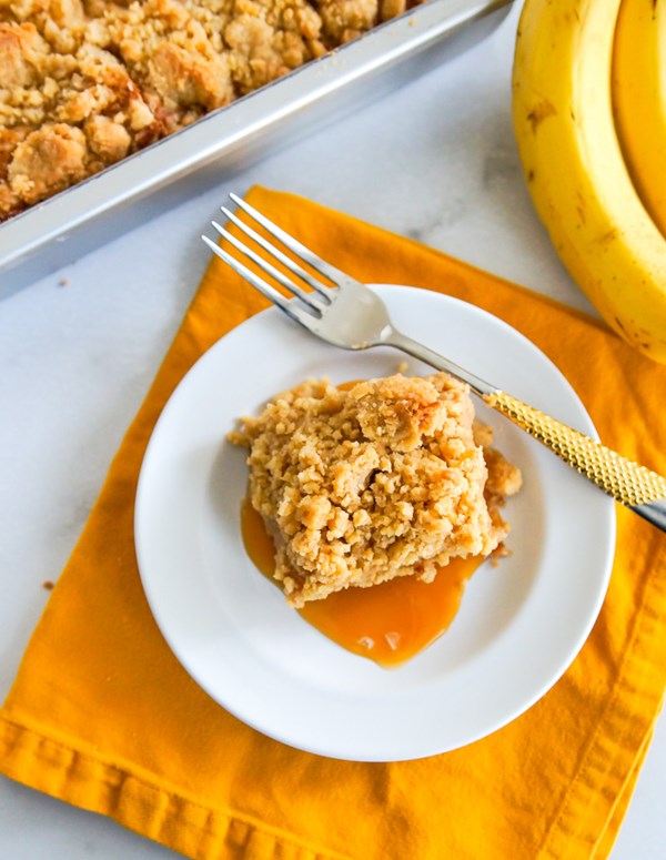 Banana coffee cake
