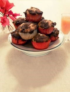 Banana crumble muffins