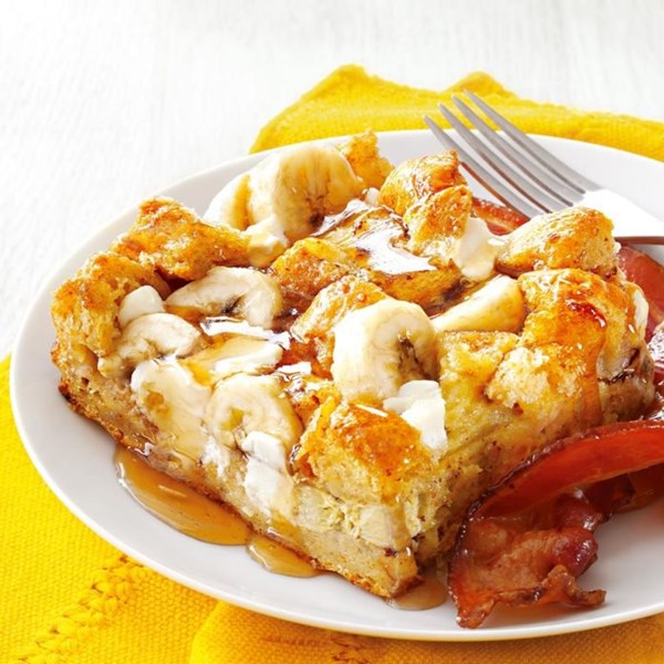 Banana French toast bake