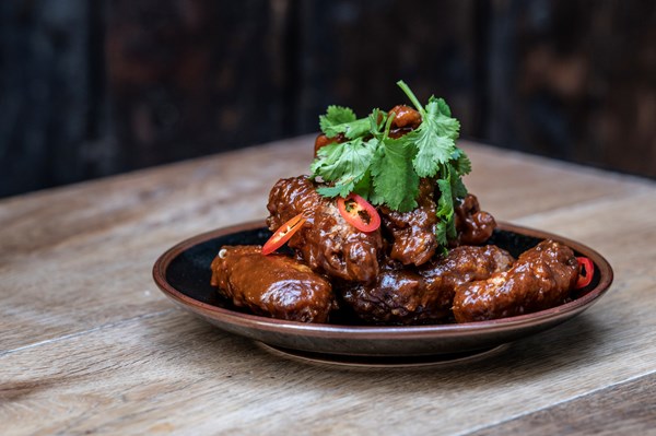 Banana ketchup wings