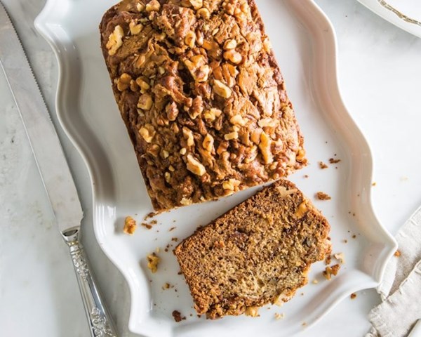Banana nut Biscoff bread