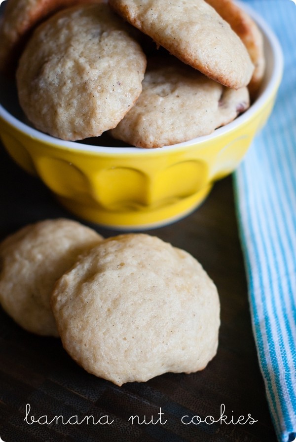 Banana nut cookies