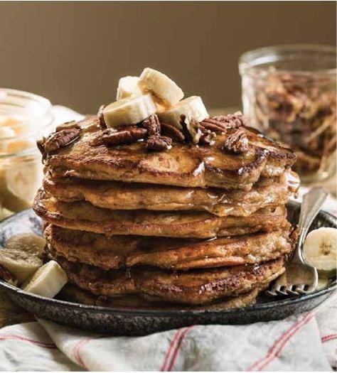 Banana nut pancakes