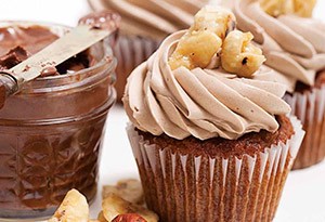 Banana Nutella [cupcakes]