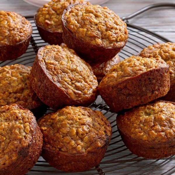 Banana oat muffins