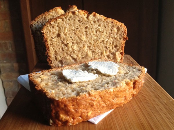 Banana oatmeal bread