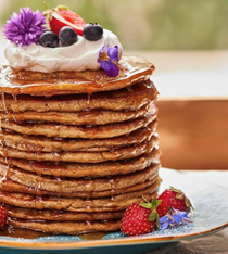 Banana pancakes (Hot cakes de banana)