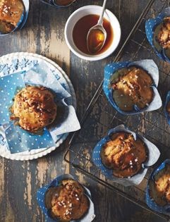 Banana, pecan & chocolate muffins